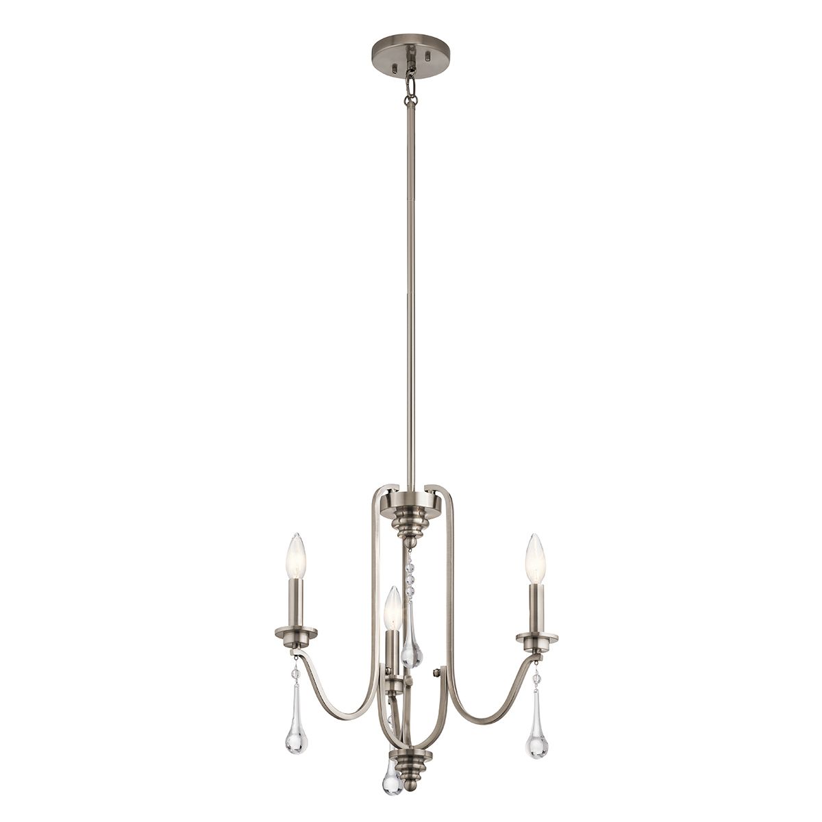 Karlee 3 Light Pendant Classic Pewter - QN-KARLEE3