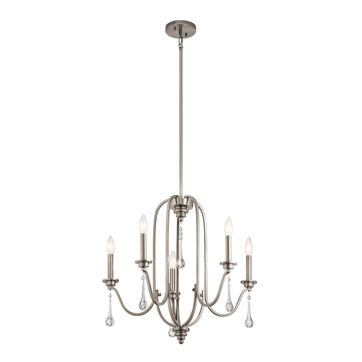 Karlee 5 Light Pendant Classic Pewter - QN-KARLEE5