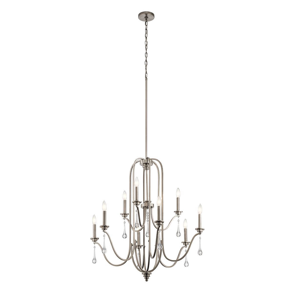 Karlee 9 Light Pendant Classic Pewter - QN-KARLEE9