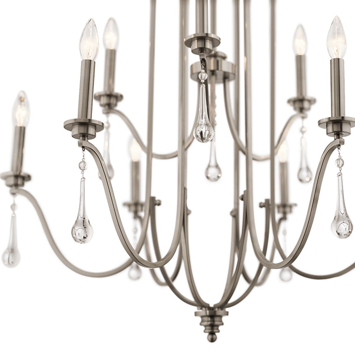 Karlee 9 Light Pendant Classic Pewter - QN-KARLEE9