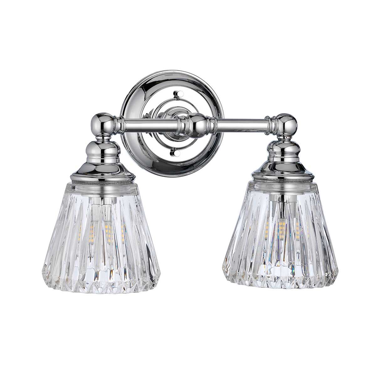 Keynes Vanity 2 Light Polished Chrome - QN-KEYNES2-BATH