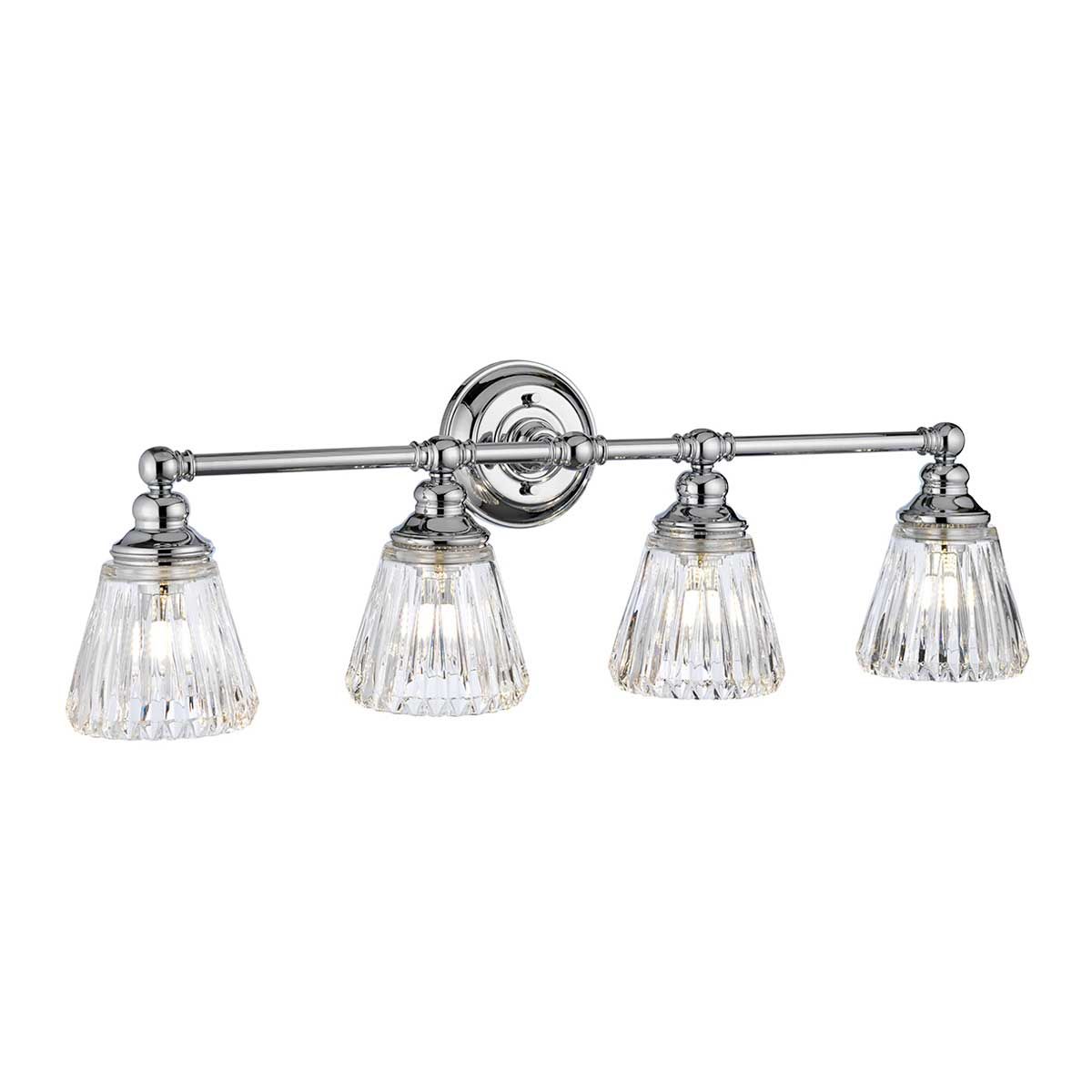 Keynes Vanity 4 Light Polished Chrome - QN-KEYNES4-BATH