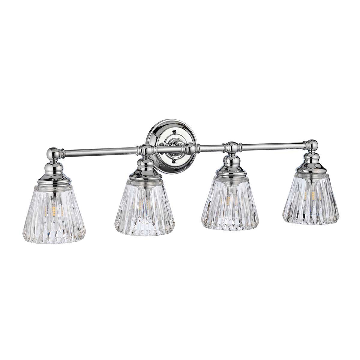 Keynes Vanity 4 Light Polished Chrome - QN-KEYNES4-BATH