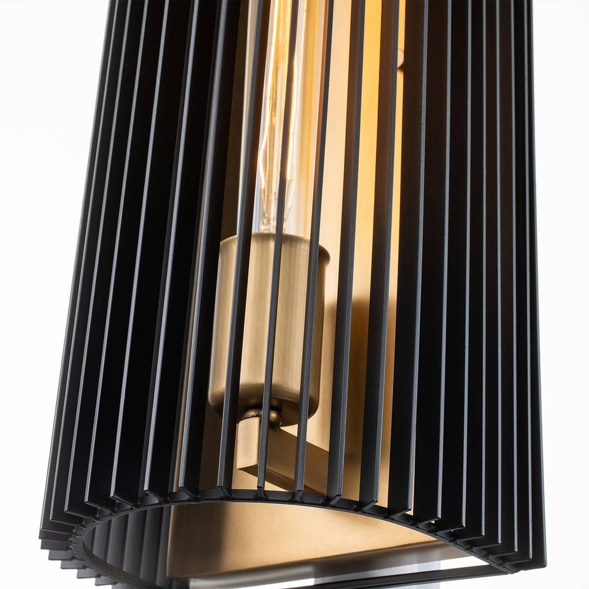 Linara Wall Light Black or Natural Brass - QN-LINARA1-BK