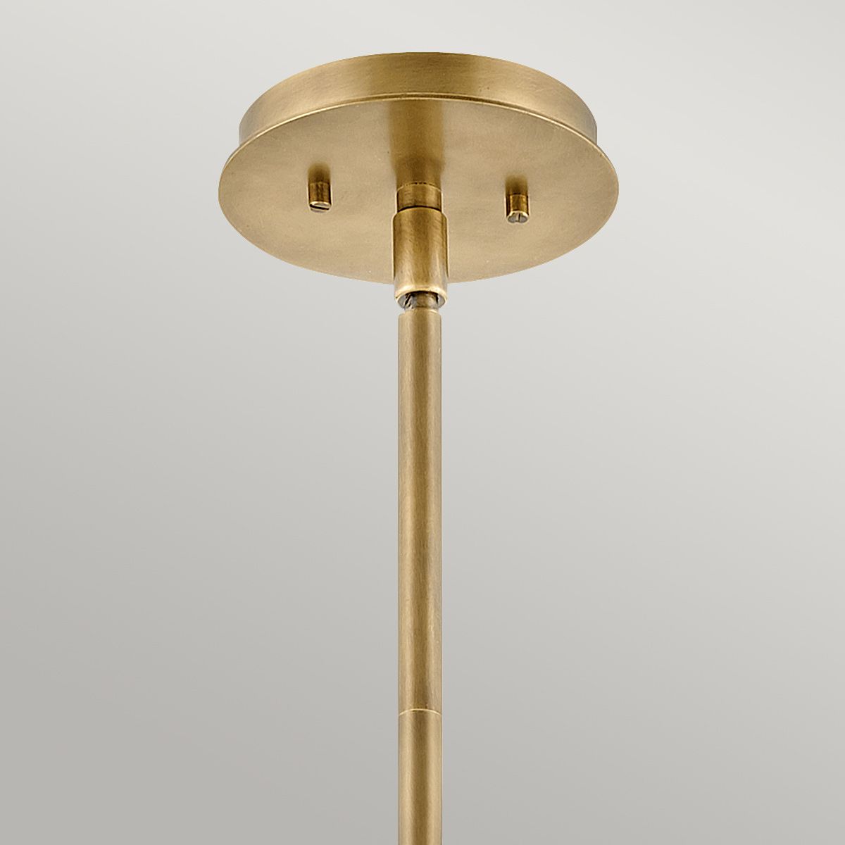 Lotus Semi-Flush Mount Light Heritage Brass or Clear - QN-LOTUS-P-HBR