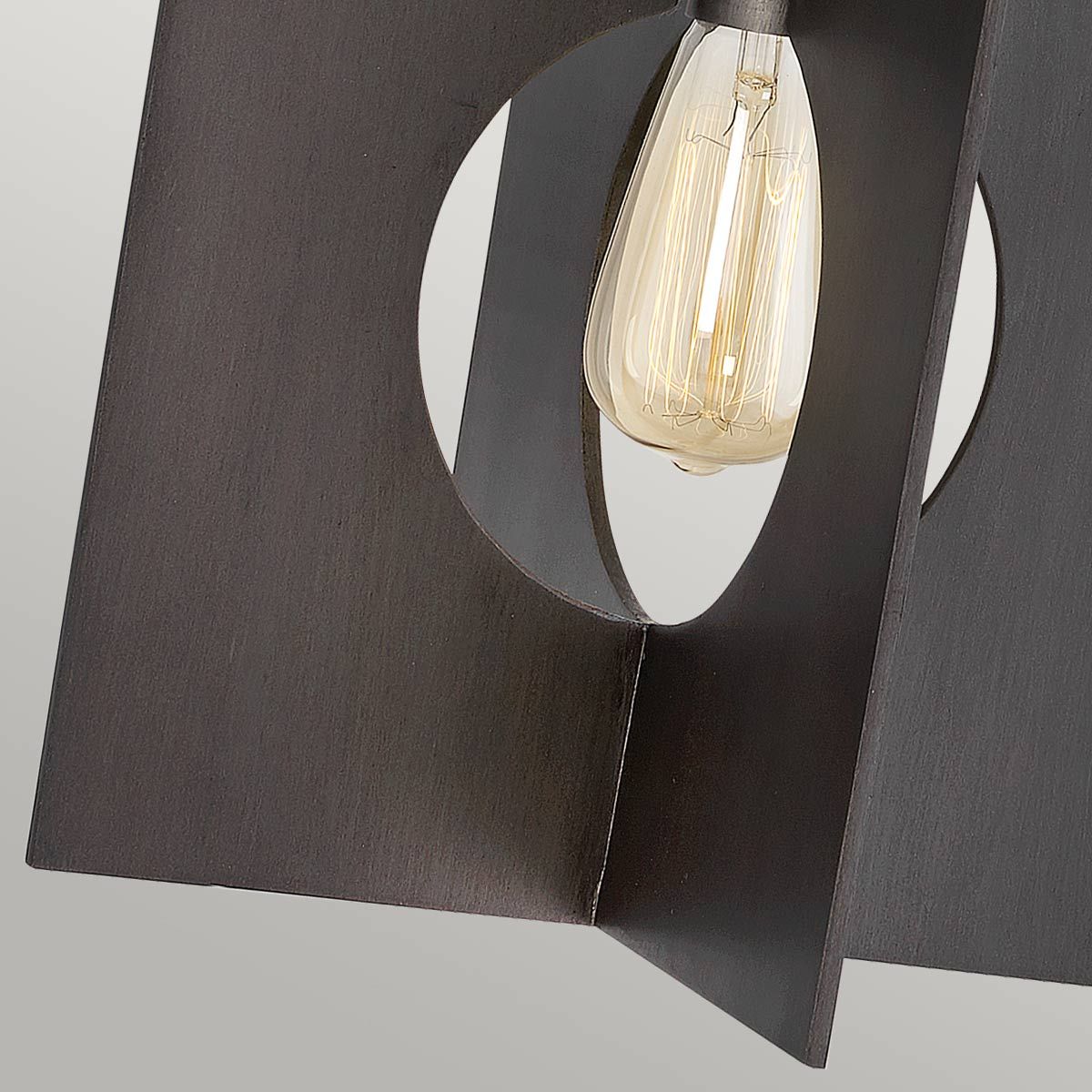 Ludlow 1 Light Pendant Brushed Graphite - QN-LUDLOW-1P-GR