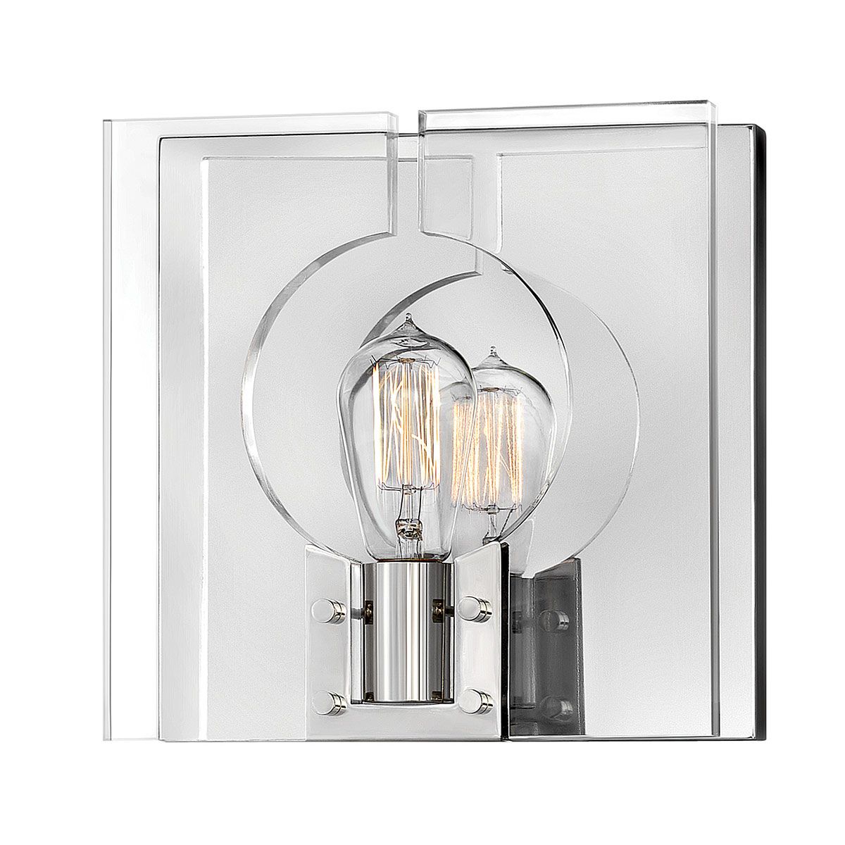 Ludlow Wall Light Polished Nickel - QN-LUDLOW1-PN