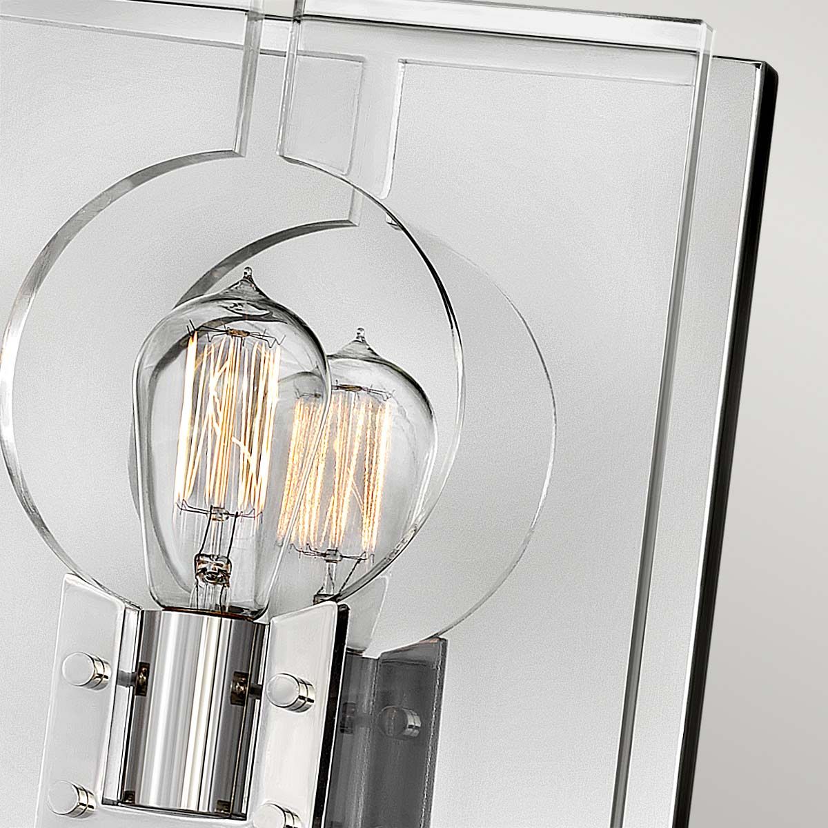 Ludlow Wall Light Polished Nickel - QN-LUDLOW1-PN