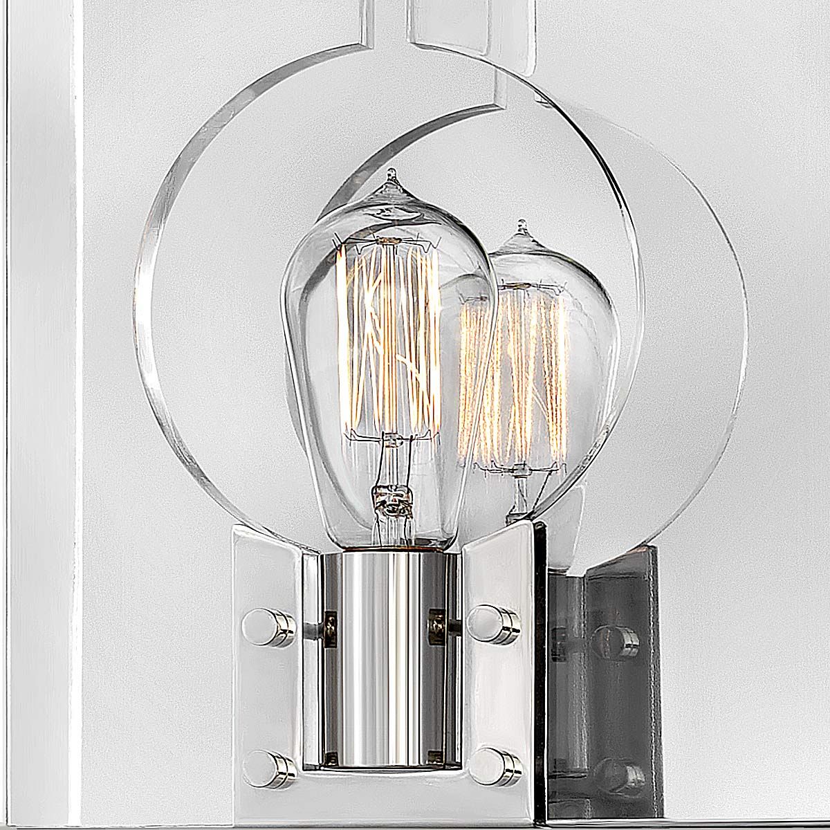 Ludlow Wall Light Polished Nickel - QN-LUDLOW1-PN