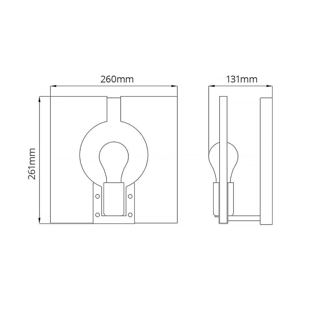 Ludlow Wall Light Polished Nickel - QN-LUDLOW1-PN