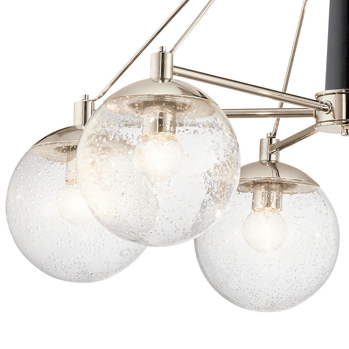 Marilyn 6 Light Pendant Polished Nickel & Clear - QN-MARILYN6