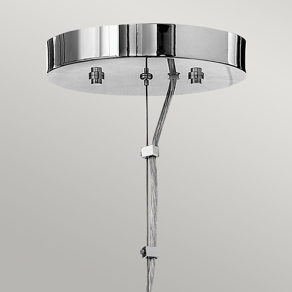 Mondo 3 Light Chandelier Polished Chrome - QN-MONDO3