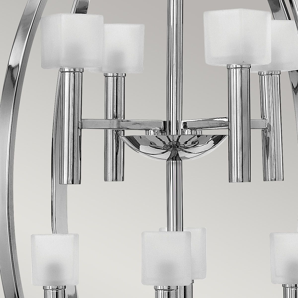 Mondo 8 Light Chandelier Polished Chrome - QN-MONDO8