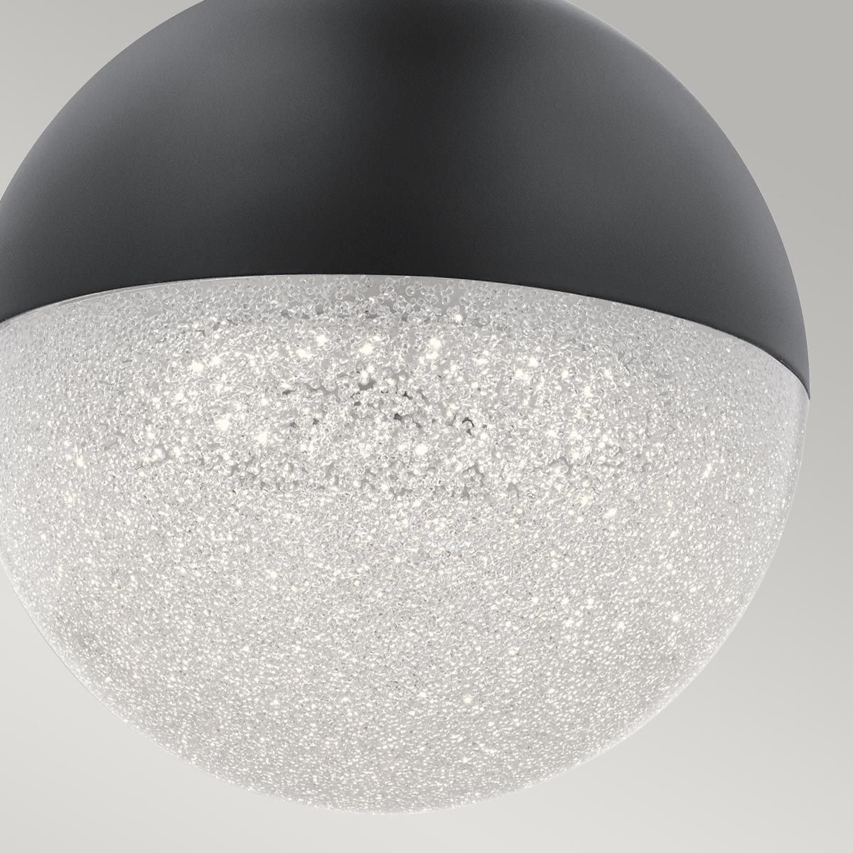 Moonlit LED Mini Pendant Matte Black - QN-MOONLIT-P-MBK