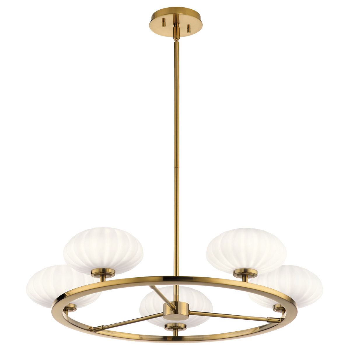 Pim 5 Light LED Chandelier 3W 3000K Fox Gold - QN-PIM5-FXG