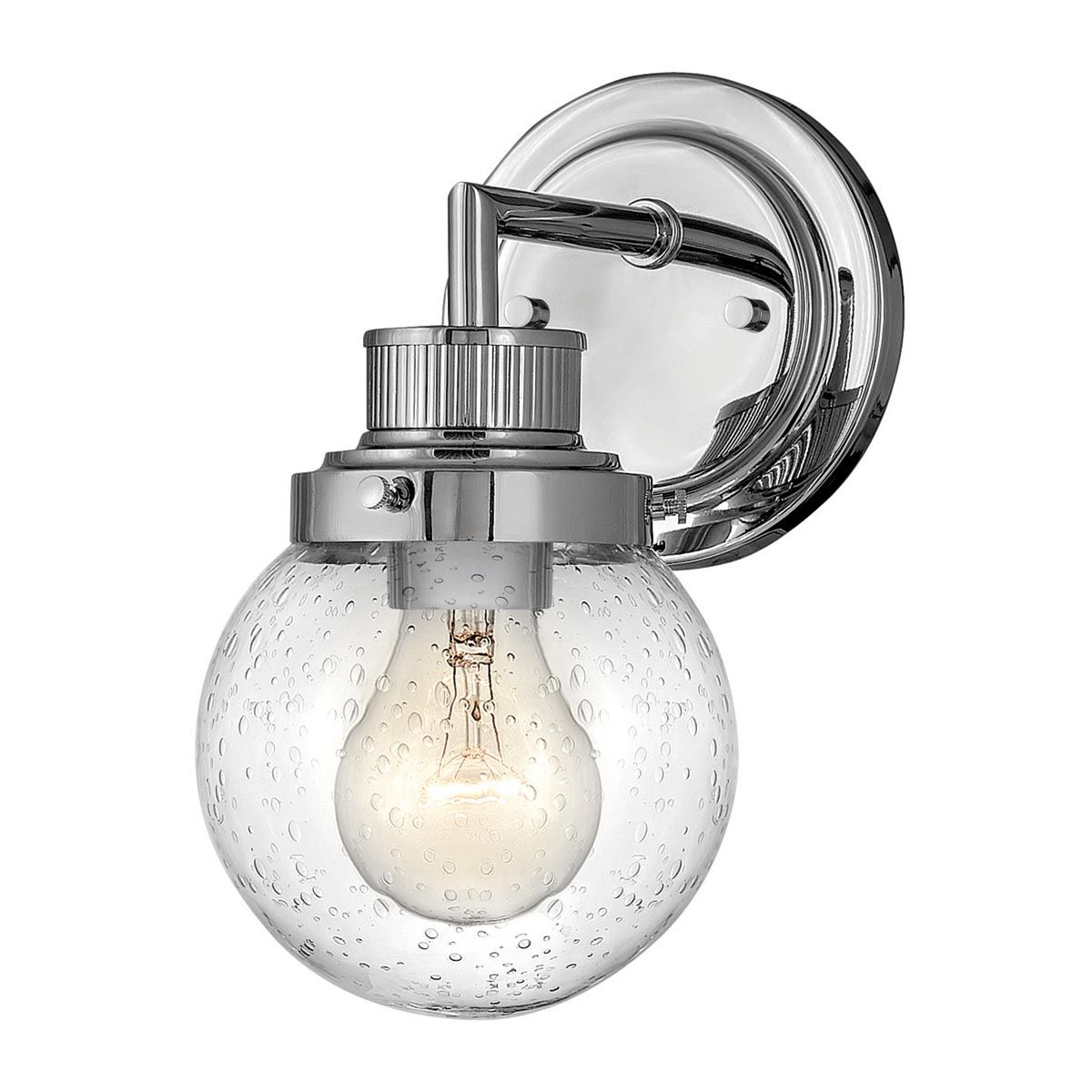 Poppy Vanity Light Polished Chrome - QN-POPPY1-PC-BATH