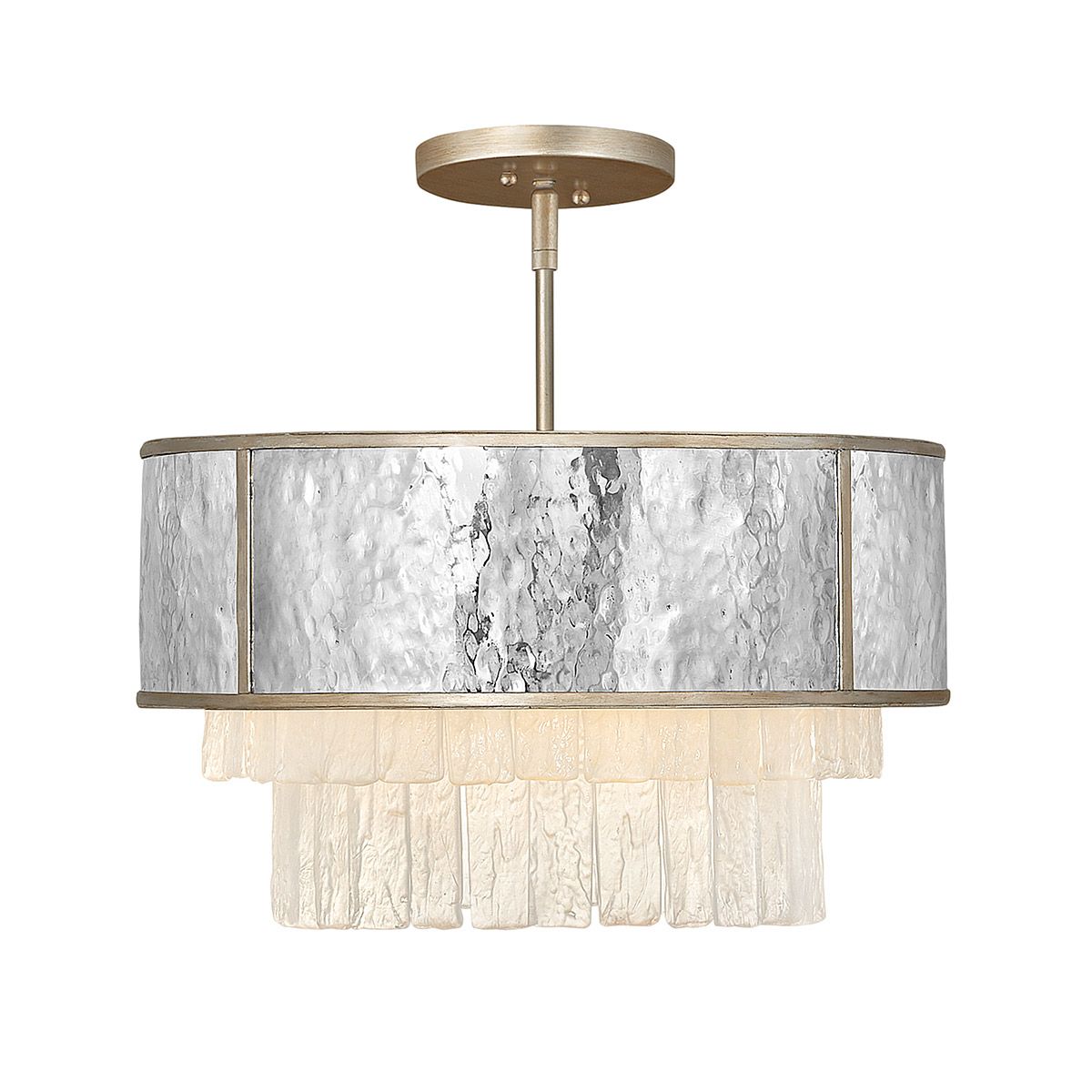 Reverie 4 Light Semi-Flush Mount Light Champagne Gold or Crystal - QN-REVERIE-4P-CPG