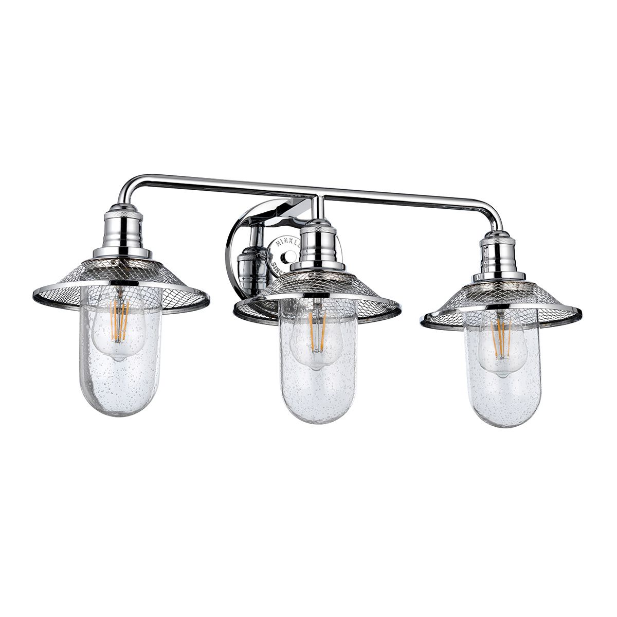 Rigby Vanity 3 Light Polished Chrome - QN-RIGBY3-BATH-PC