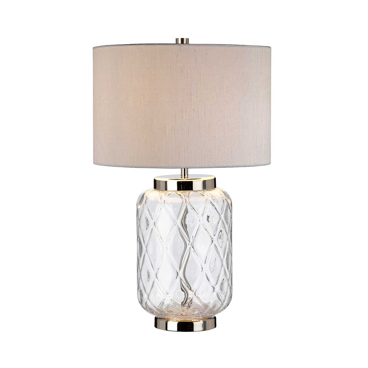 Sola Light Table Lamp Polished Nickel & Titanium - QN-SOLA-TL-S