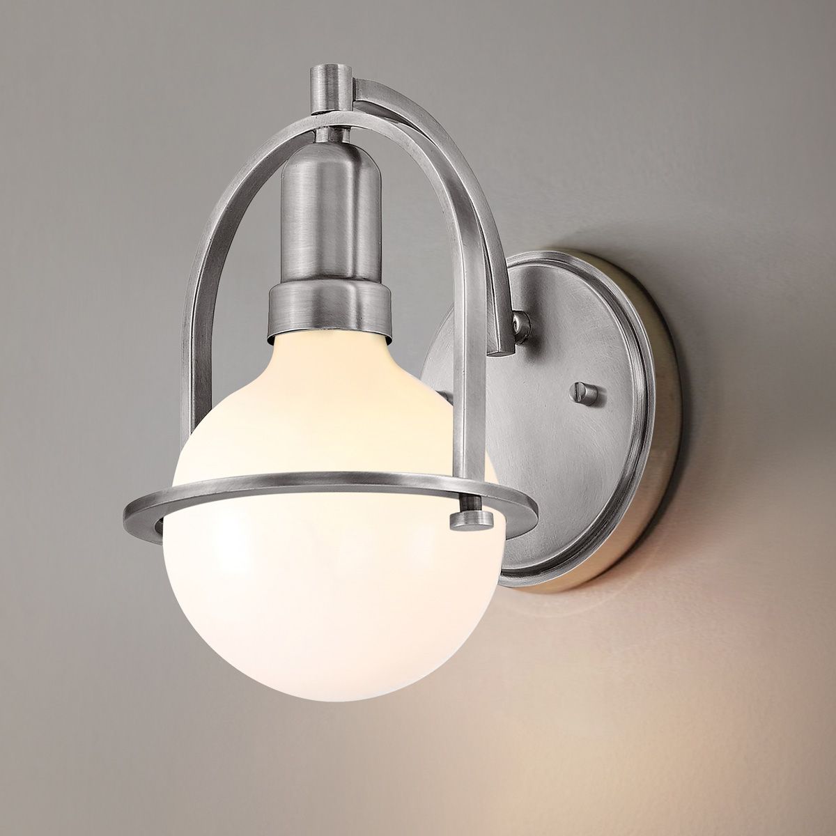 Somerset Wall Light Brushed Nickel - QN-SOMERSET1-BN