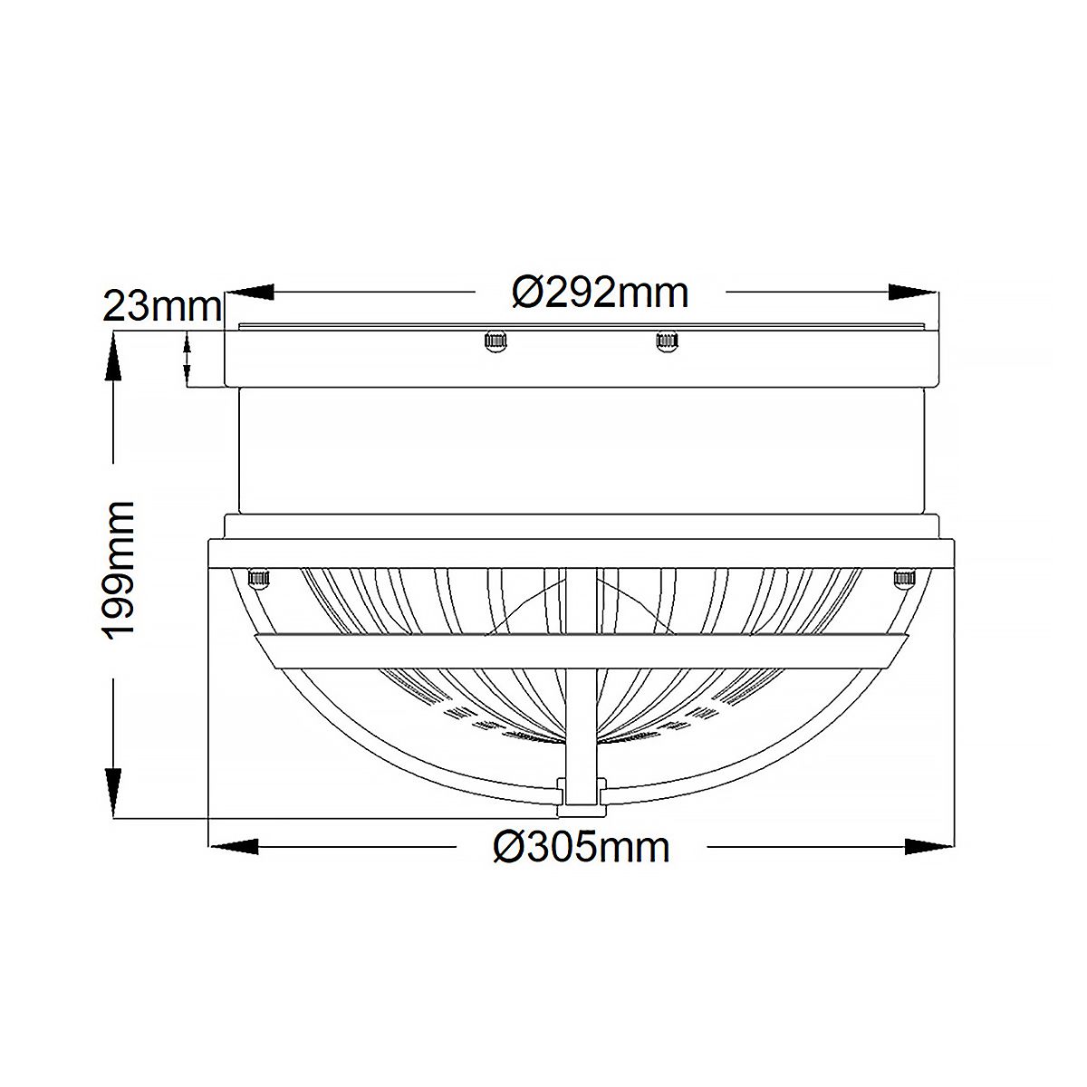 Tollis 2 Light Semi Flush Mount Light Natural Brass & White - QN-TOLLIS-F-NBR