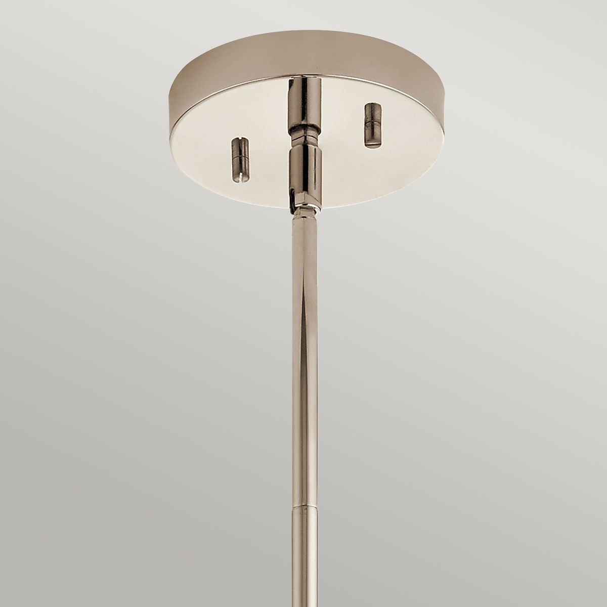 Triocent Pendant Light Polished Nickel & Clear - QN-TRIOCENT-P-PN