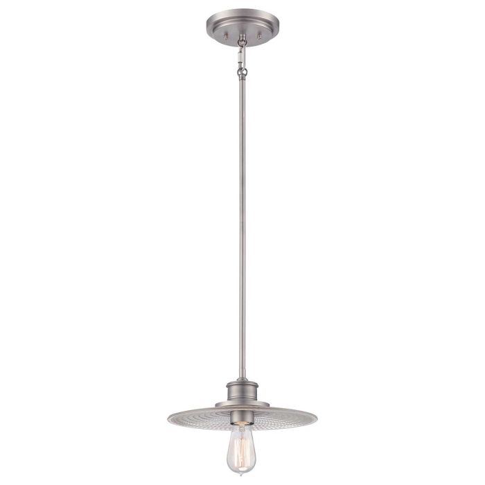 Admiral 1 Light Mini Pendant Antique Nickel - QZ-ADMIRAL-P-AN