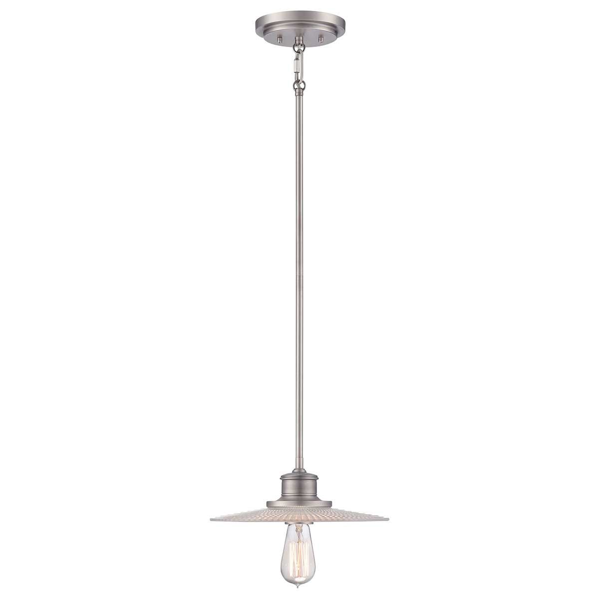 Admiral 1 Light Mini Pendant Antique Nickel - QZ-ADMIRAL-P-AN