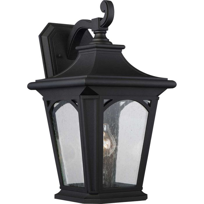 Bedford Large Wall Lantern Mystic Black - QZ-BEDFORD2-L