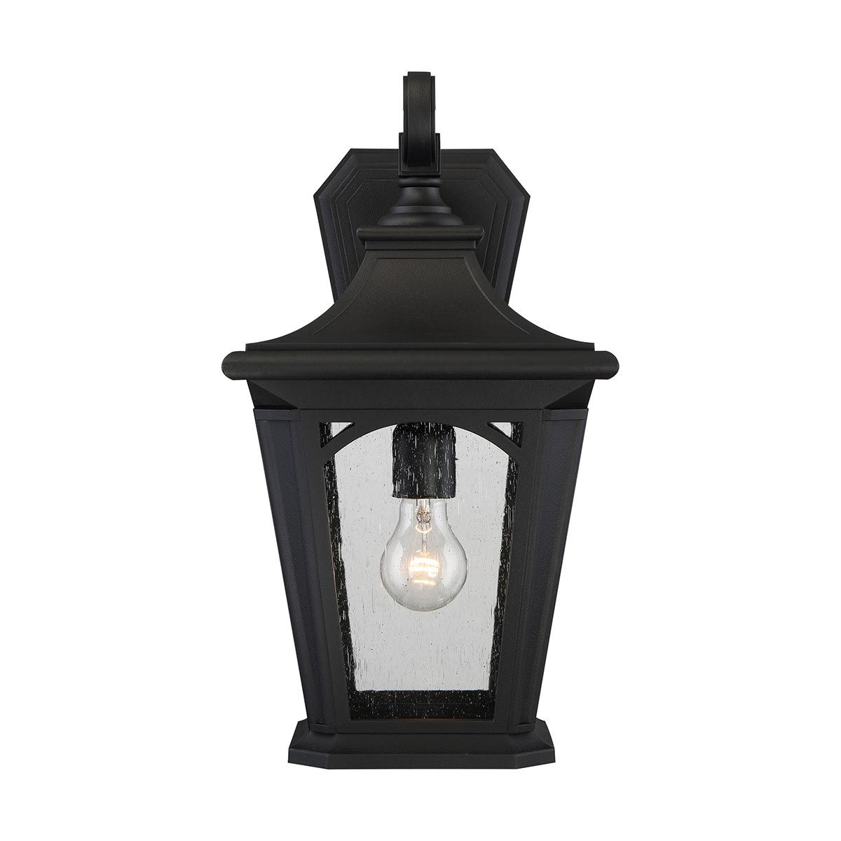 Bedford Large Wall Lantern Mystic Black - QZ-BEDFORD2-L