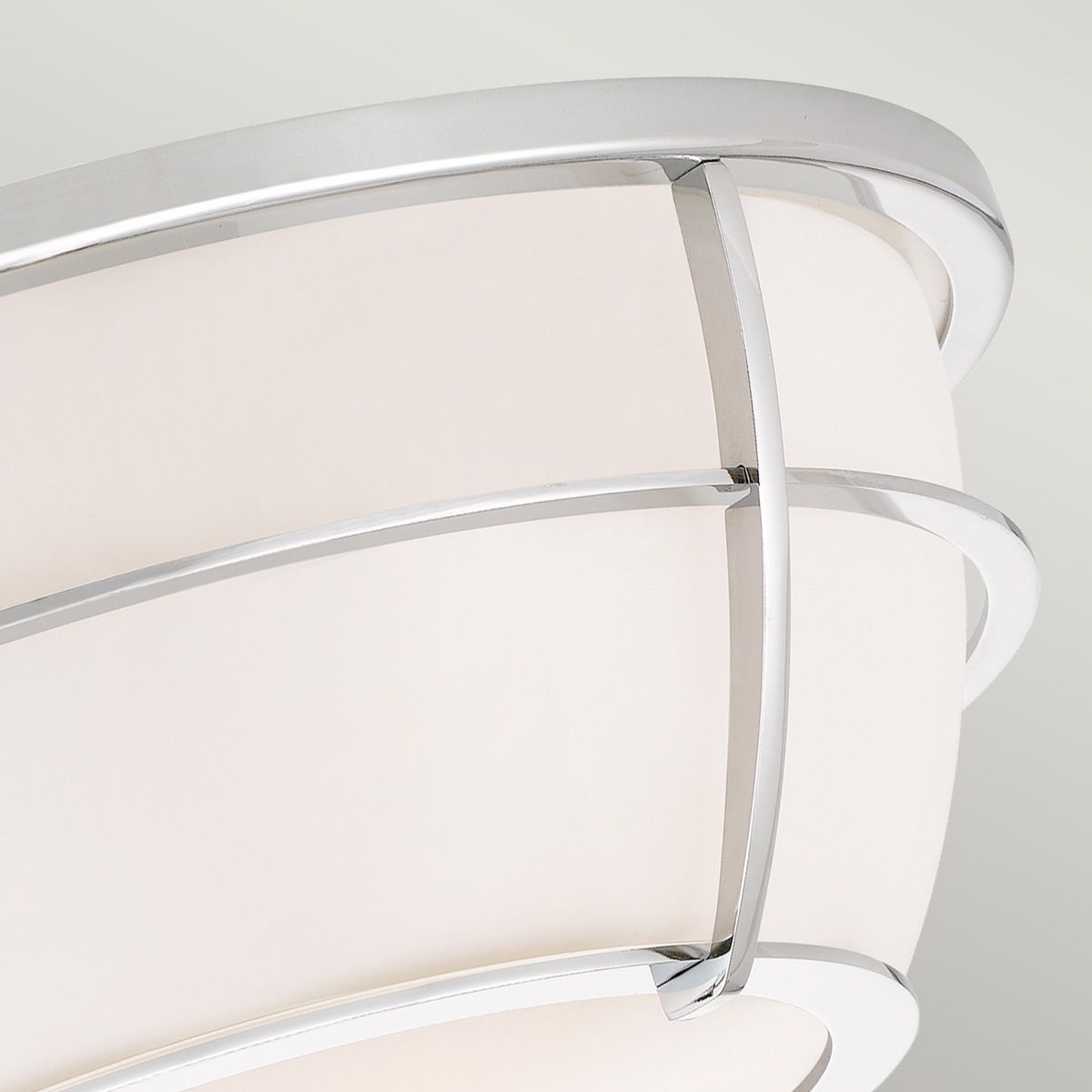 Chance 2 Light Flush Mount Light Polished Chrome - QZ-CHANCE-F-PC