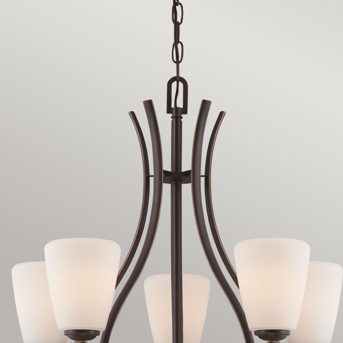 Chantilly 5 Light Chandelier Palladian Bronze - QZ-CHANTILLY5