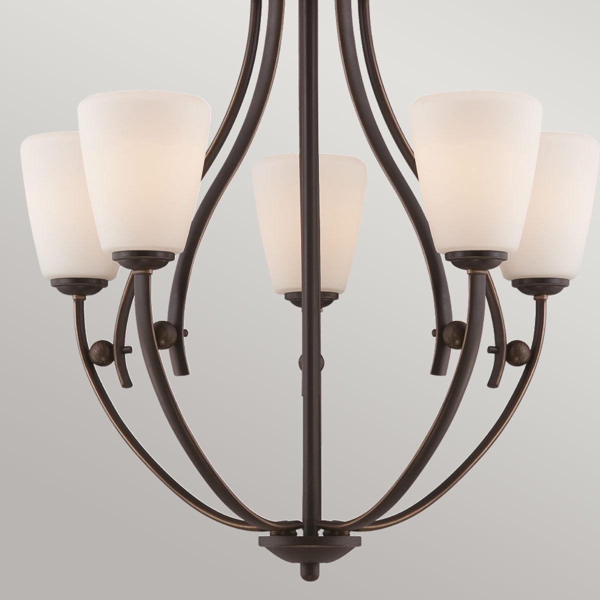 Chantilly 5 Light Chandelier Palladian Bronze - QZ-CHANTILLY5