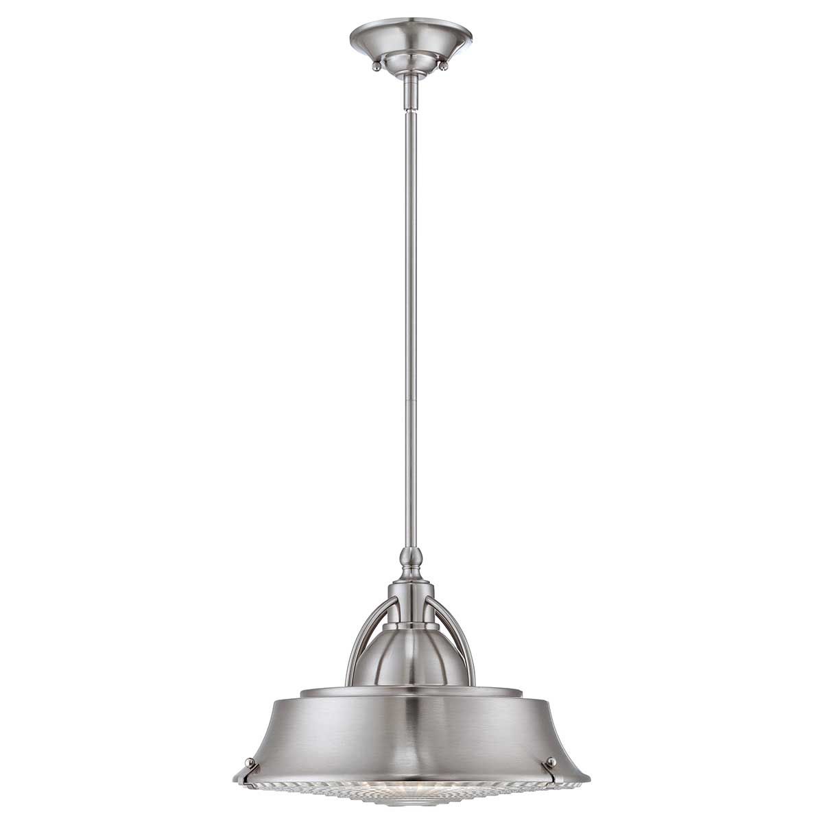 Cody 2 Light Pendant Brushed Nickel - QZ-CODY-P-M-BN