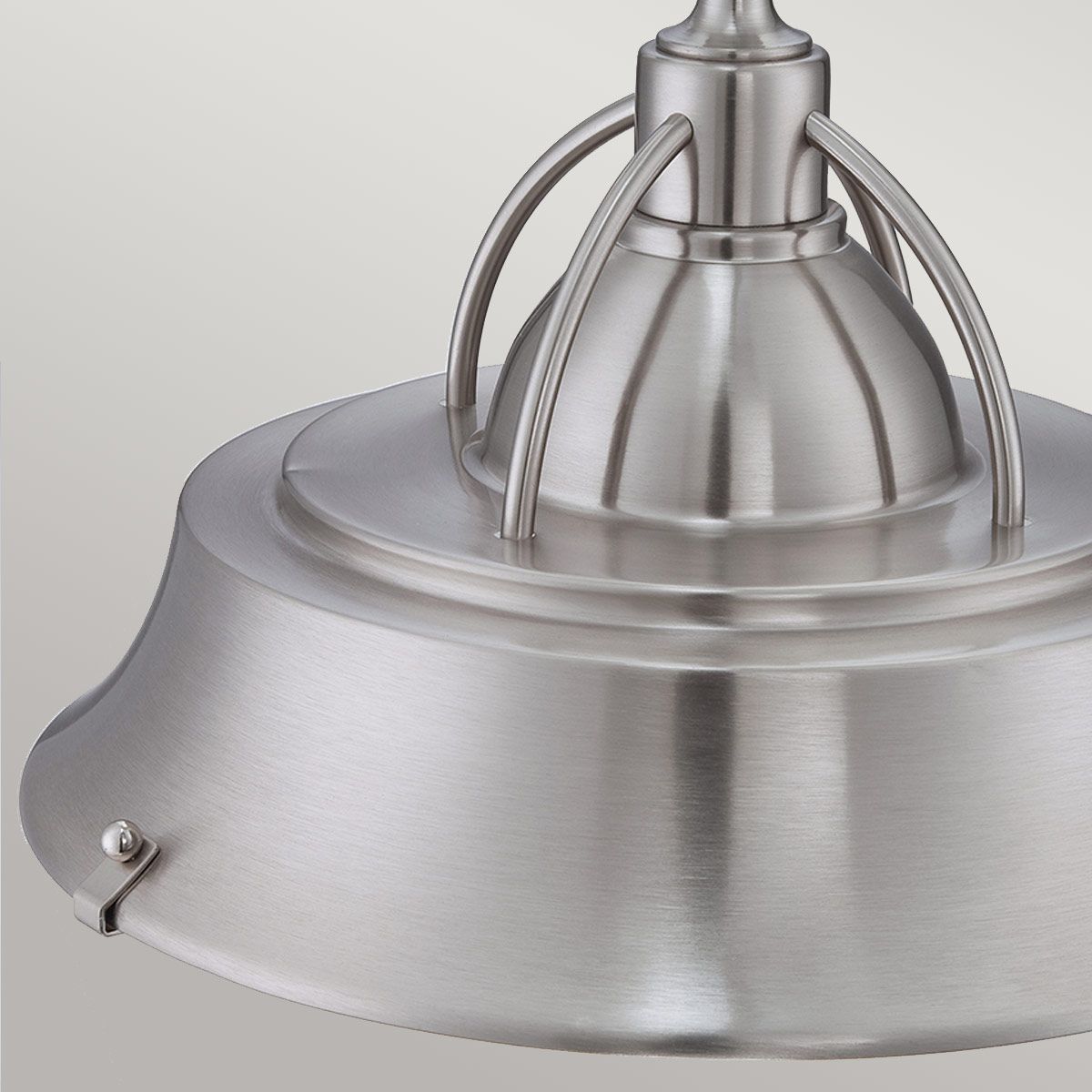 Cody 2 Light Pendant Brushed Nickel - QZ-CODY-P-M-BN