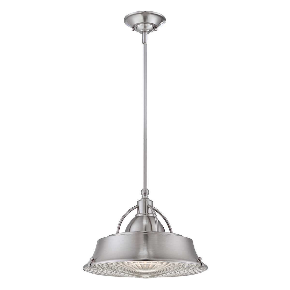 Cody 2 Light Pendant Brushed Nickel - QZ-CODY-P-M-BN