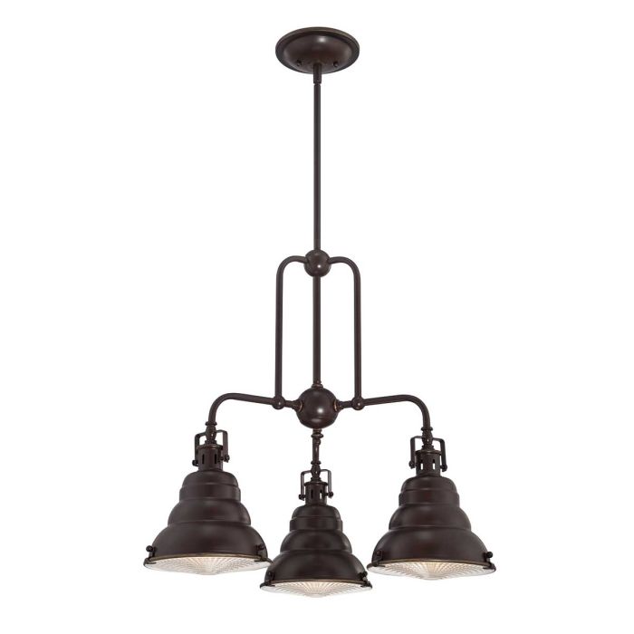 East Vale 3 Light Chandelier Palladian Bronze - QZ-EASTVALE3