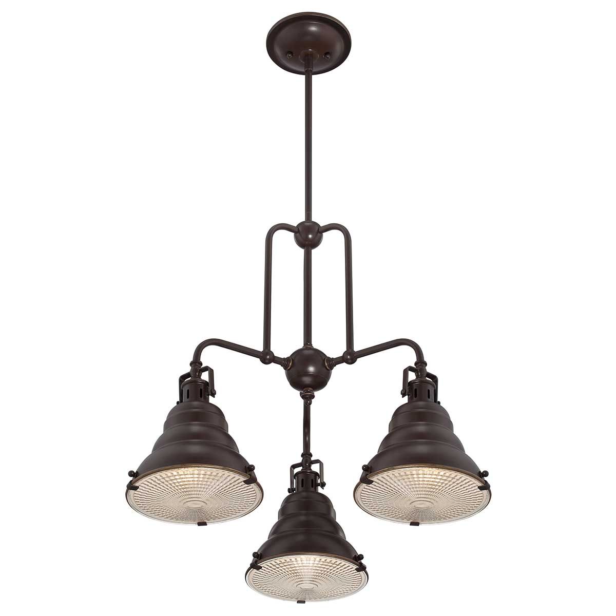 East Vale 3 Light Chandelier Palladian Bronze - QZ-EASTVALE3