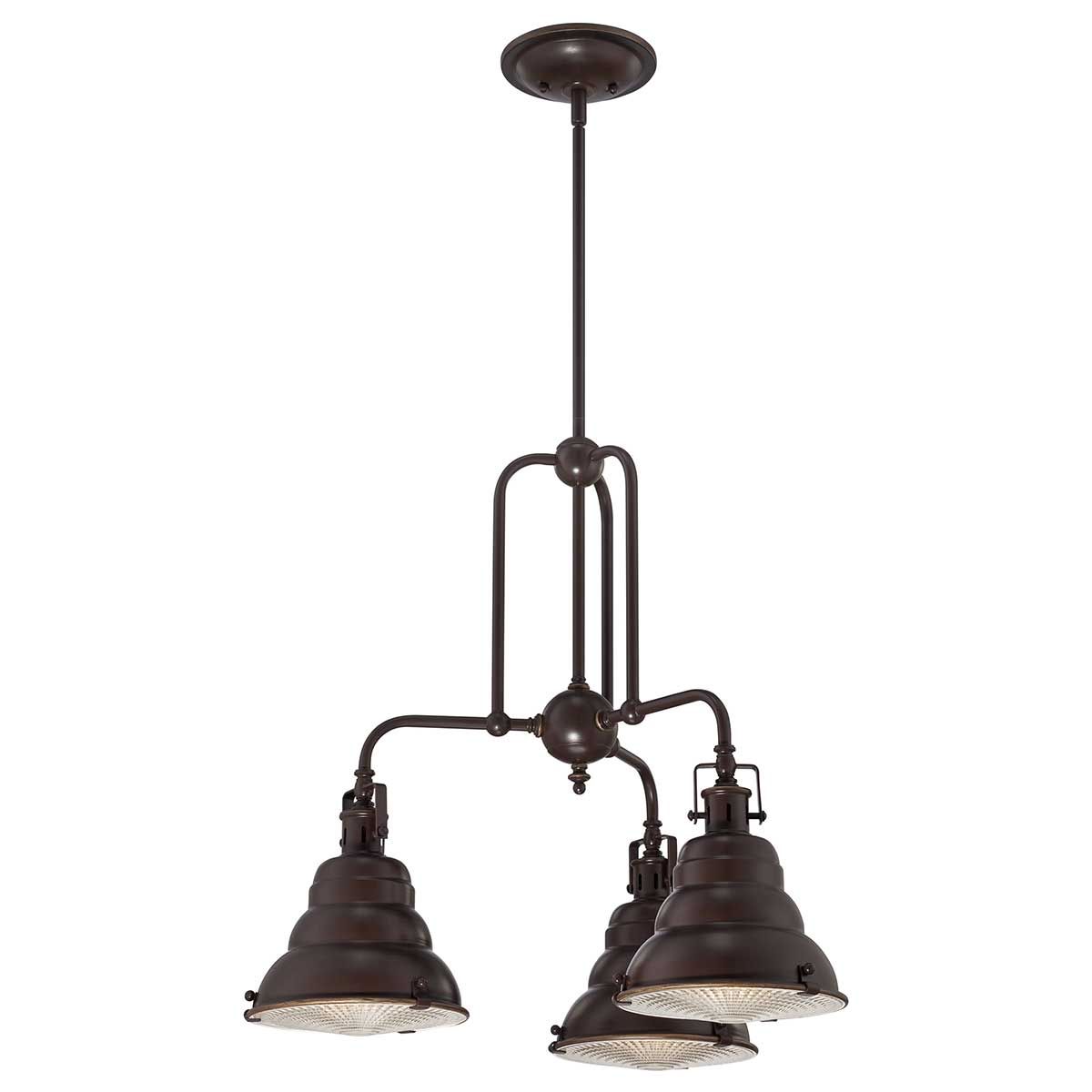 East Vale 3 Light Chandelier Palladian Bronze - QZ-EASTVALE3