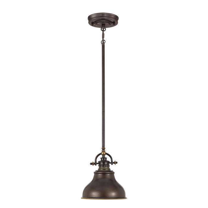 Emery Small Pendant Antique Nickel - QZ-EMERY-P-S-PN