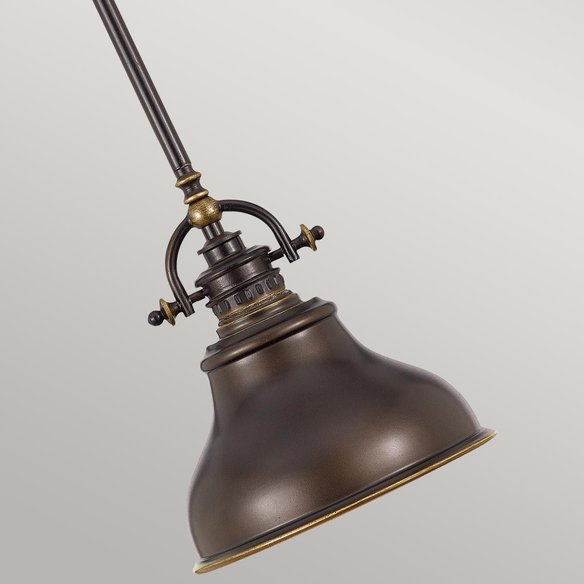 Emery Small Pendant Antique Nickel - QZ-EMERY-P-S-PN