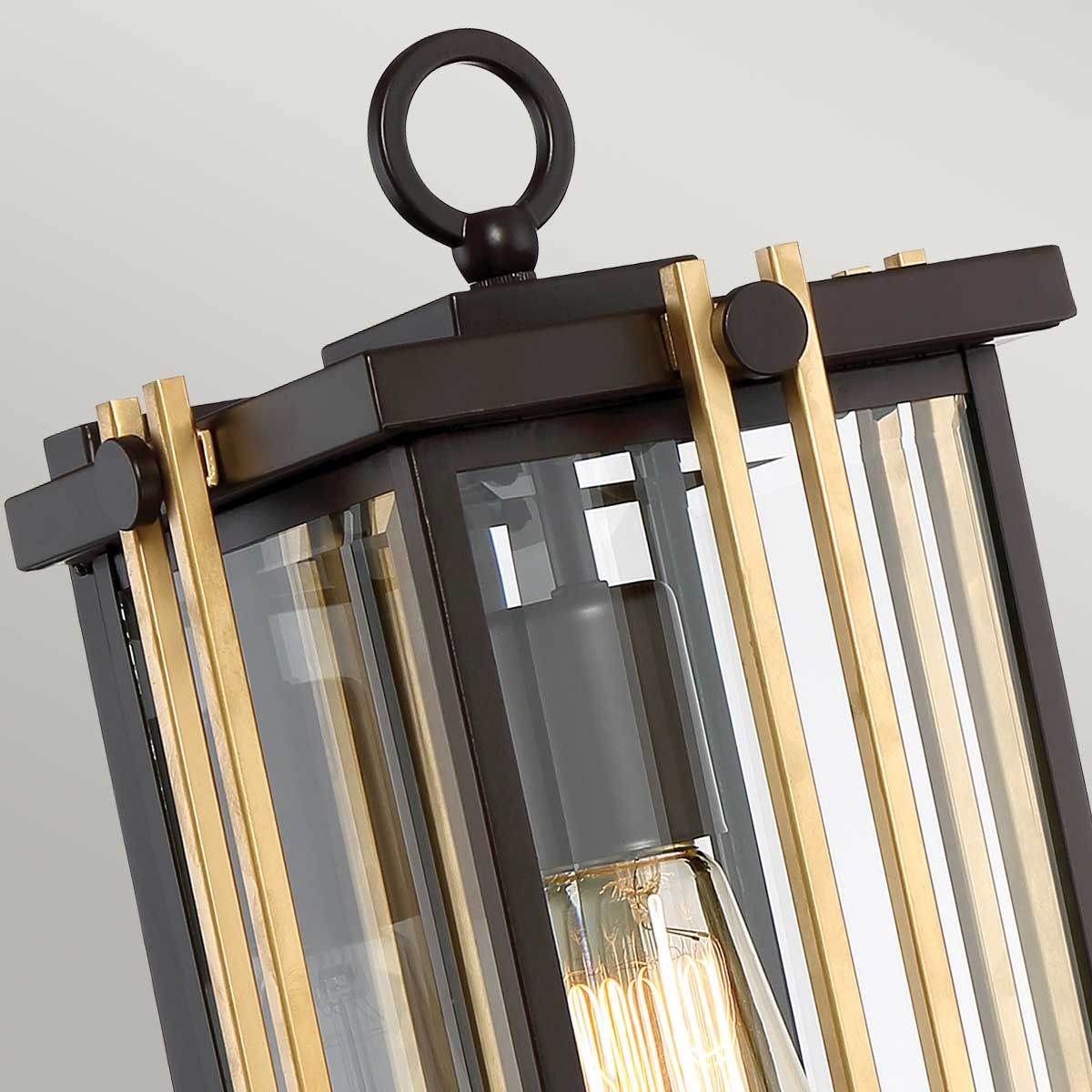 Goldenrod Medium Wall Lantern Western Bronze - QZ-GOLDENROD2-M