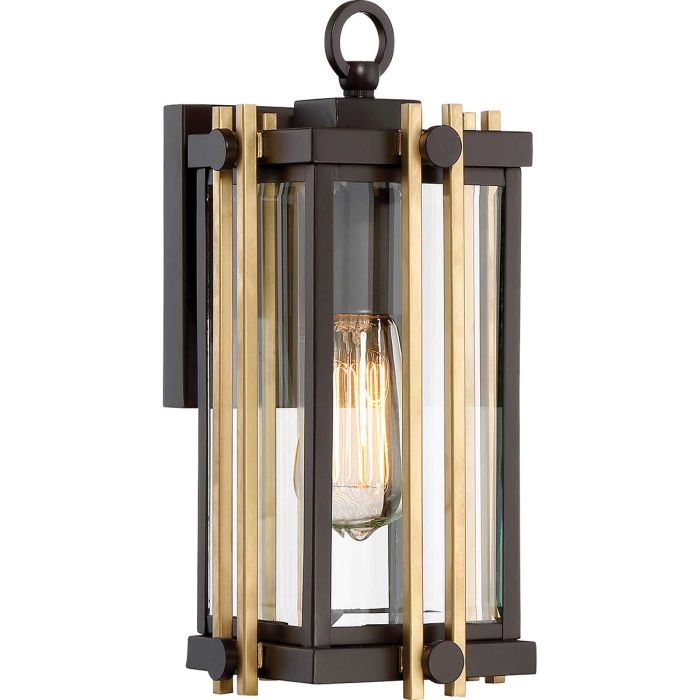 Goldenrod Small Wall Lantern Western Bronze - QZ-GOLDENROD2-S