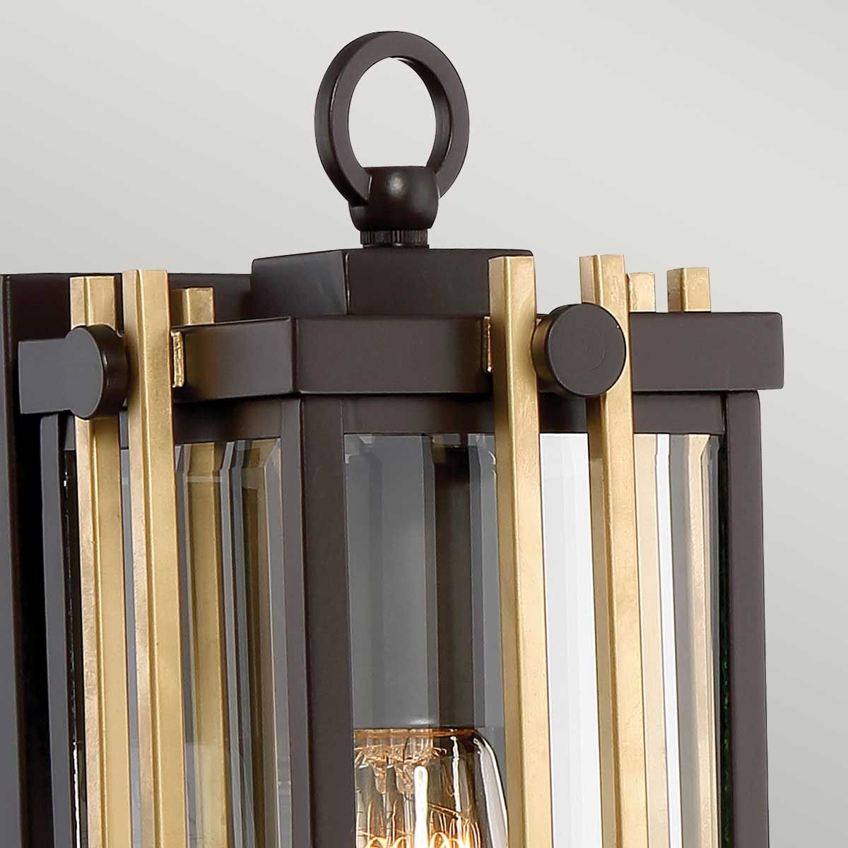 Goldenrod Small Wall Lantern Western Bronze - QZ-GOLDENROD2-S