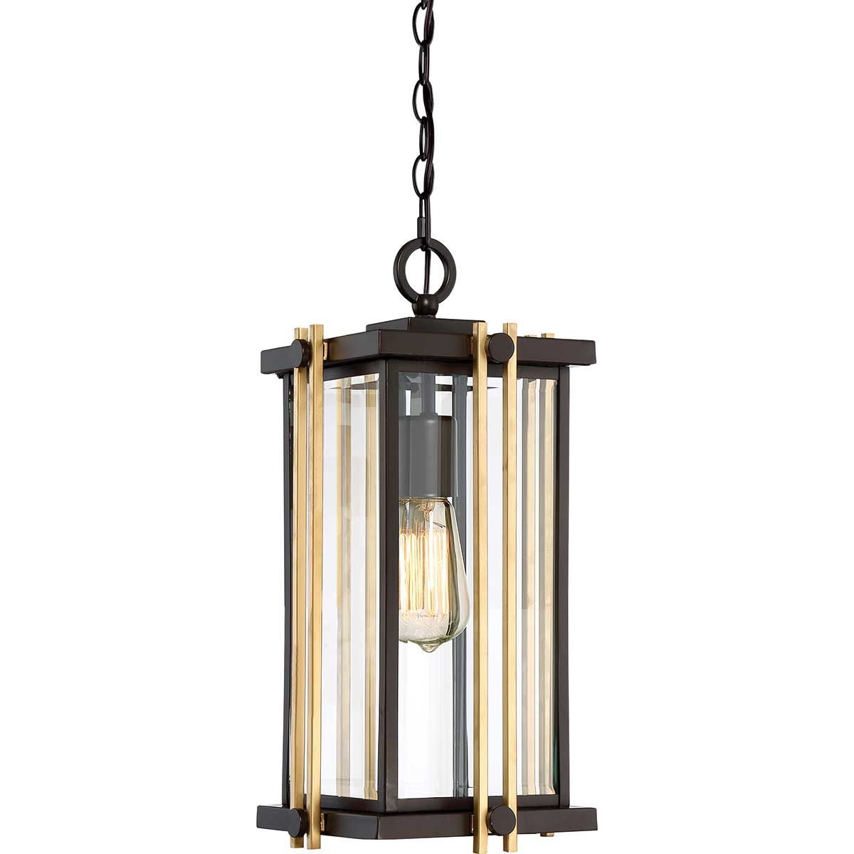 Goldenrod Medium Chain Lantern Western Bronze - QZ-GOLDENROD8-M