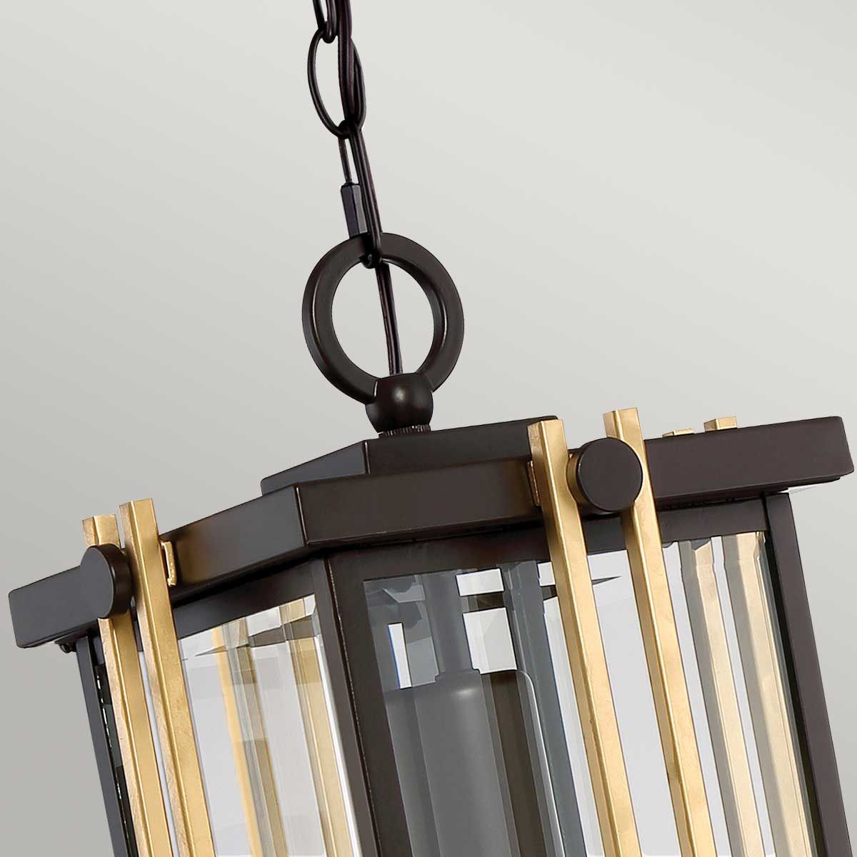 Goldenrod Medium Chain Lantern Western Bronze - QZ-GOLDENROD8-M