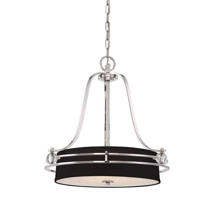 Gotham 4 Light Pendant Imperial Silver - QZ-GOTHAM-P