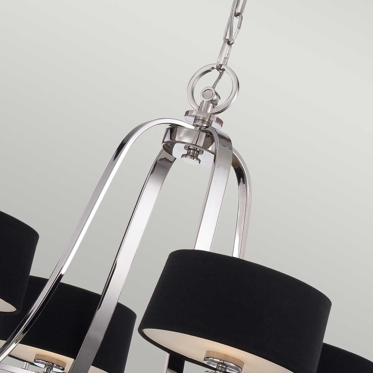 Gotham 4 Light Chandelier Imperial Silver - QZ-GOTHAM4