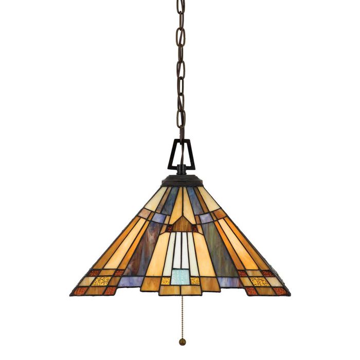 Inglenook 3 Light Pendant Valiant Bronze - QZ-INGLENOOK-P-A