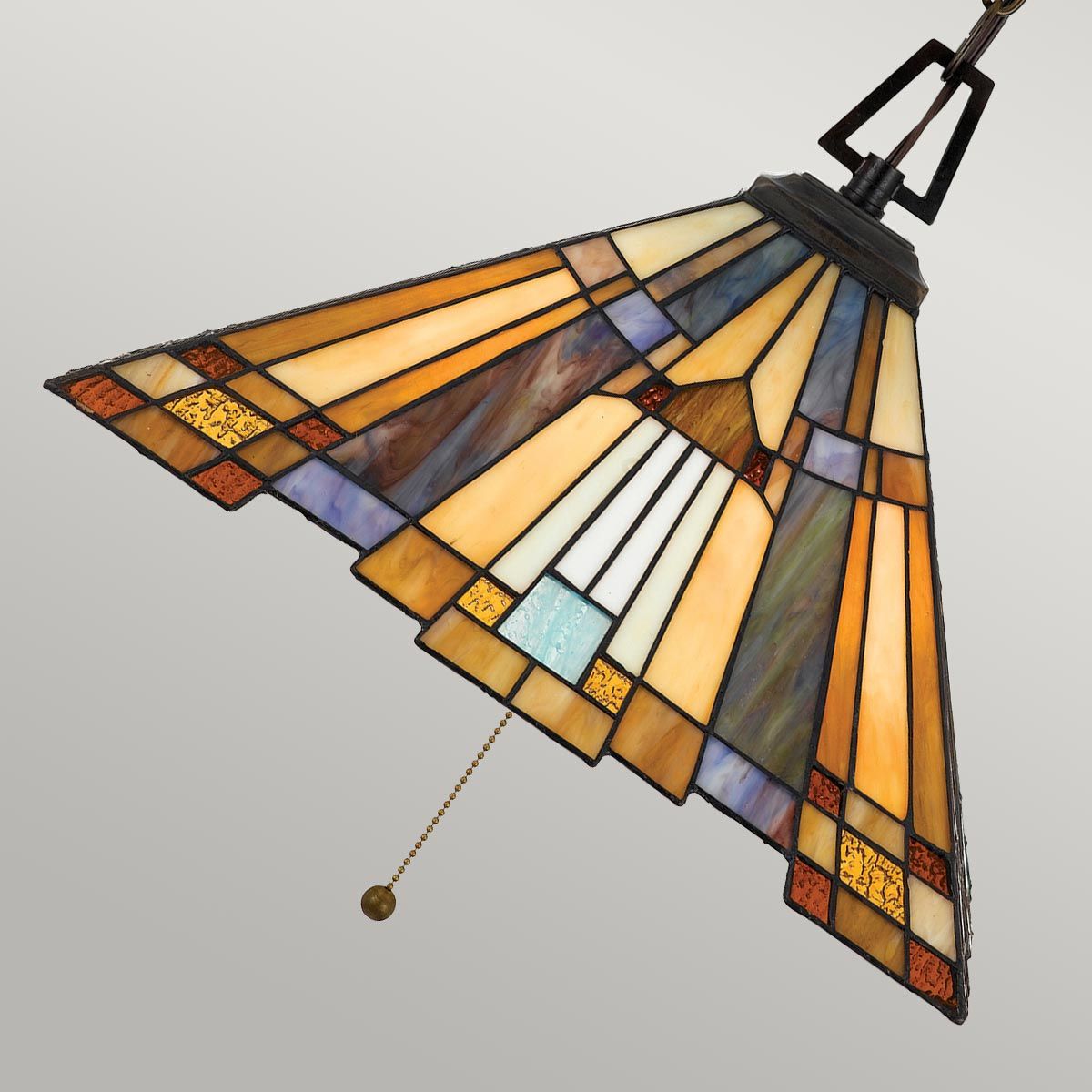 Inglenook 3 Light Pendant Valiant Bronze - QZ-INGLENOOK-P-A